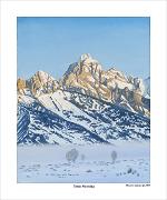 Teton Morning by Warren W. Adams
